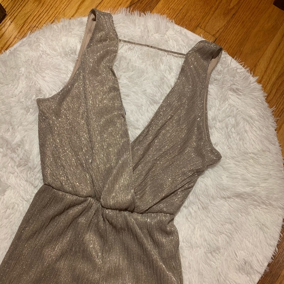 Charlotte Russe Dresses & Skirts - Gold romper